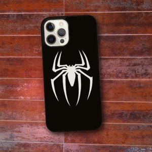 Spiderman Black Minimalist Spider Art iPhone Case
